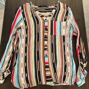 Southwest style blouse